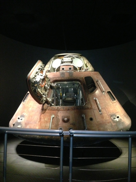 Apollo 14 Capsule charred from re-entry in 1971