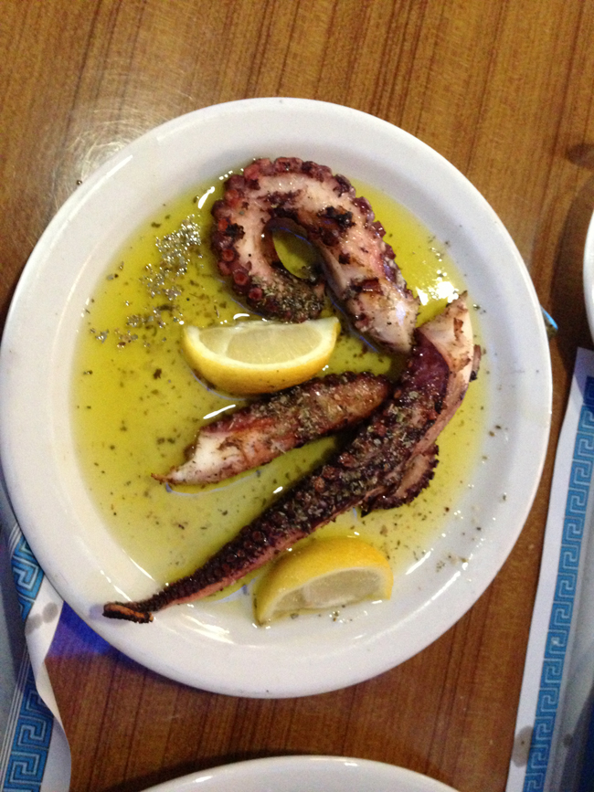 Broiled Octopus